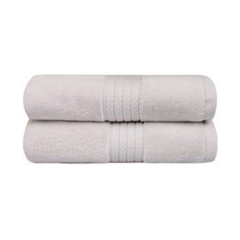 Set 2 prosoape pentru mâini mira, 90 x 50 cm, albastru deschis