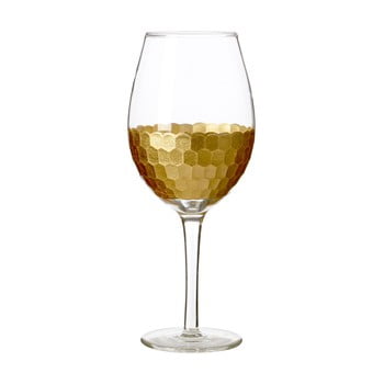 Set 4 pahare vin din sticlă suflată manual premier housewares astrid, 5 dl