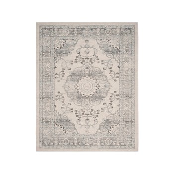 Covor safavieh flora, 228 x 154 cm, bej - albastru