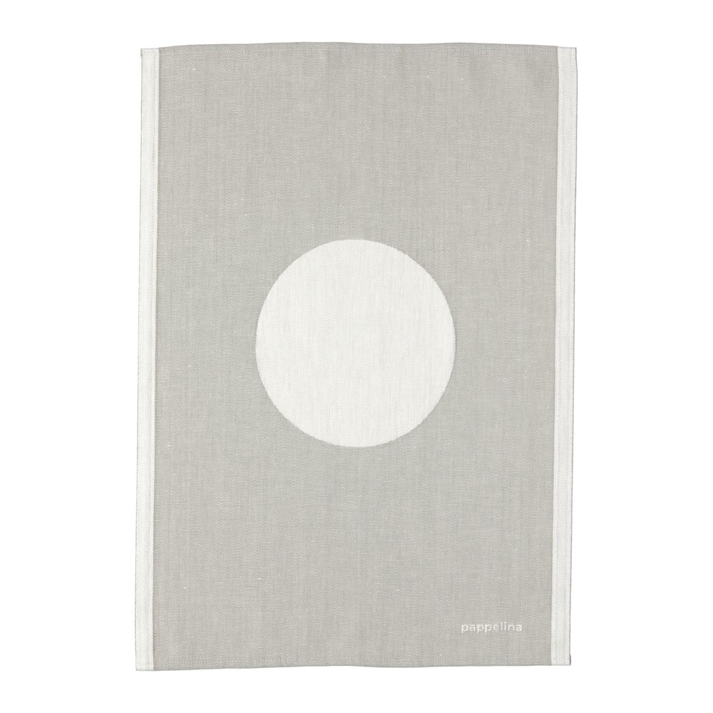 Utěrka s příměsí lnu 46x66 cm Vera Warm Grey – Pappelina