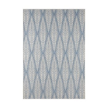 Covor potrivit pentru exterior bougari pella, 140 x 200 cm, gri - albastru