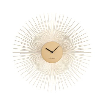 Ceas de perete karlsson peony, auriu, ø 45 cm