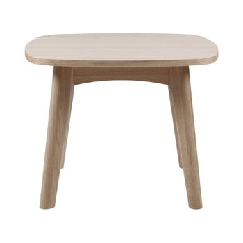 Măsuță cu baza din lemn de stejar actona martel, ⌀ 58 cm
