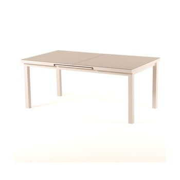 Masă extensibilă de grădină pentru 8-10 persoane ezeis zephyr, taupe