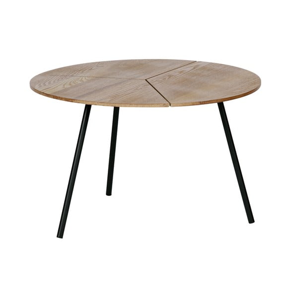 Hnědý konferenční stolek WOOOD Rodi, ⌀ 60 cm