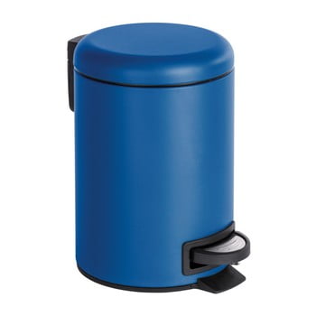 Coș de gunoi cu pedală wenko leman, 3 l, albastru închis