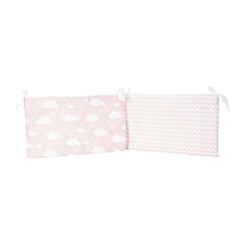 Protecție din bumbac pentru patul copiilor Apolena Carino, 40 x 210 cm, roz imagine
