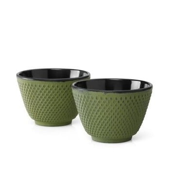 Set 2 căni fontă bredemeijer xilin, ⌀ 7,8 cm, verde