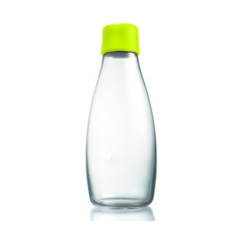 Sticlă cu garanție pe viață retap, 500 ml, verde deschis