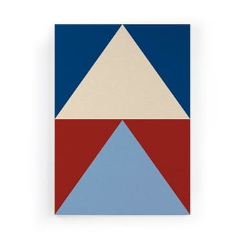 Tablou pe pânză really nice things colorful triangles, 50 x 70 cm