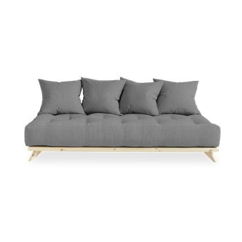 Canapea karup design senza natural/granite grey, gri
