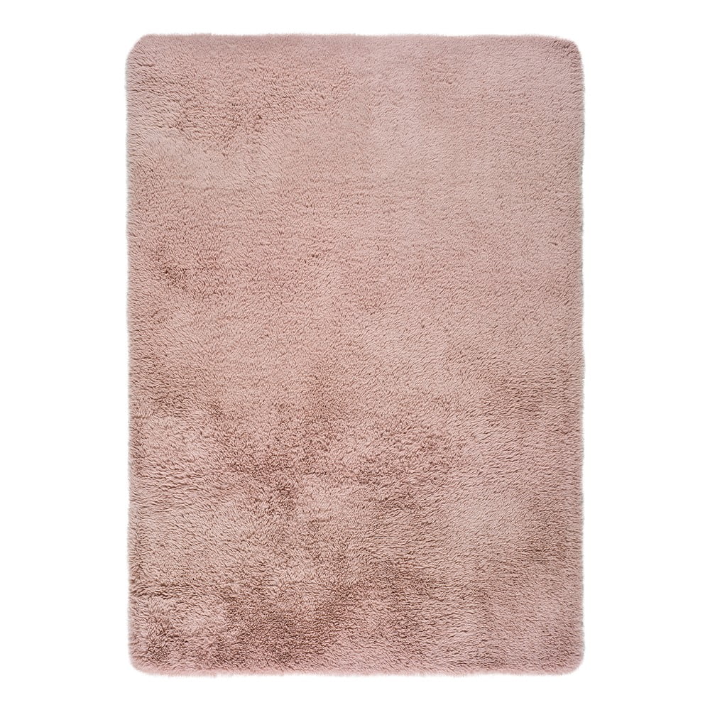 Růžový koberec Universal Alpaca Liso, 140 x 200 cm