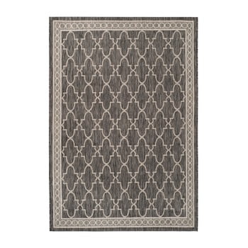 Covor potrivit pentru exterior safavieh grenada, 160 x 231 cm, bej - negru