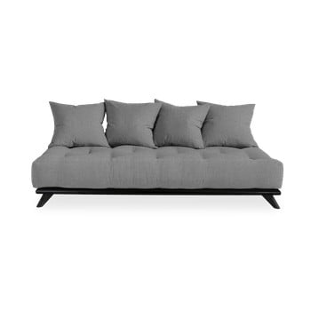 Canapea karup design senza black/granite grey, gri