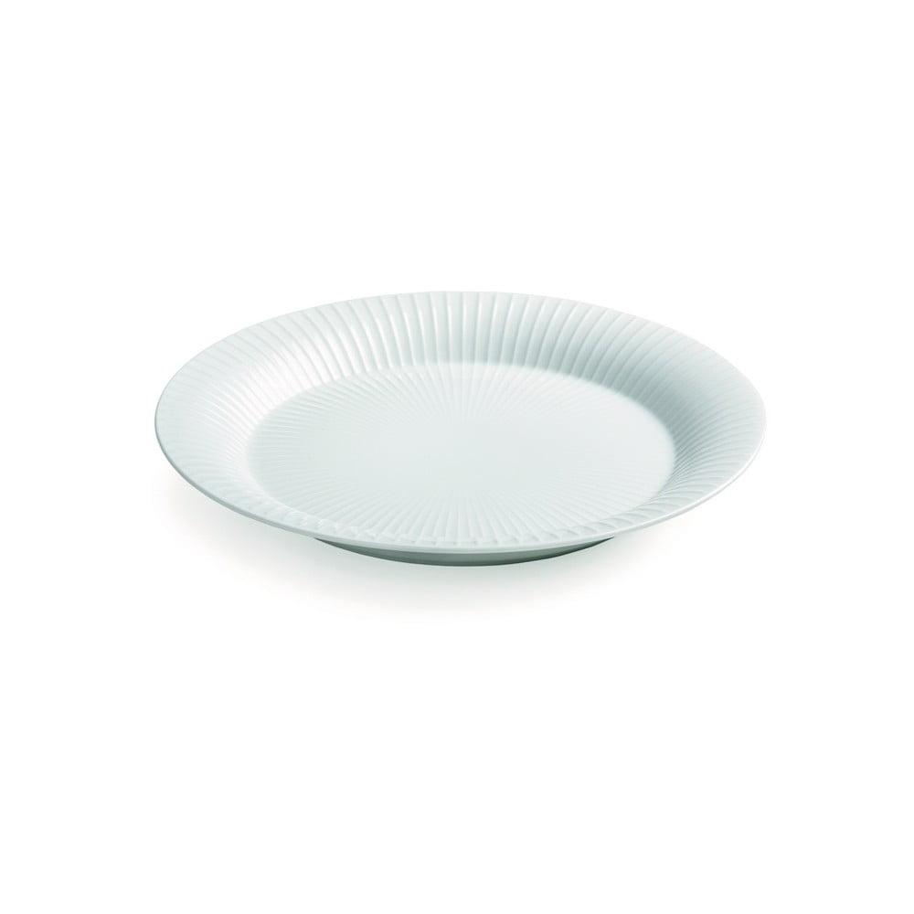 Bílý porcelánový talíř Kähler Design Hammershoi, ⌀ 22 cm