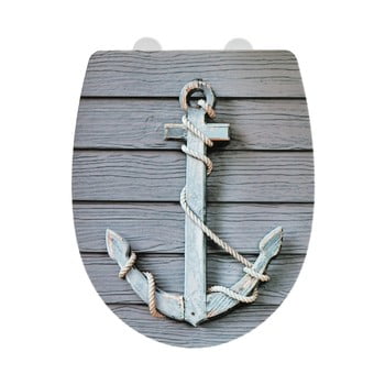 Capac wc cu finisaj lucios wenko rope, 45 x 36,5 cm