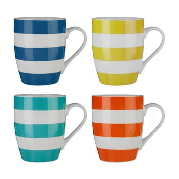 Set 4 căni premier housewares stripes colorful