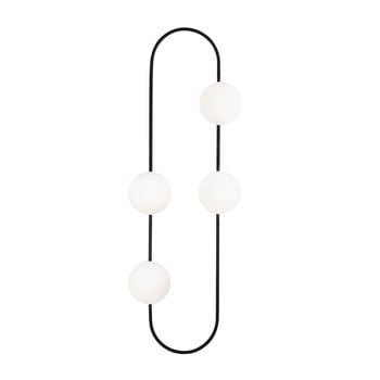 Aplică metalică opviq lights karpos, negru