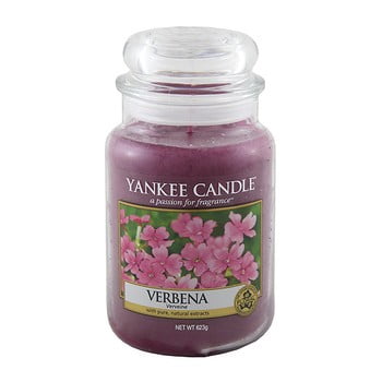 Lumânare parfumată yankee candle verbena, timp de ardere 110 - 150 ore