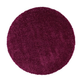 Covor rotund universal aqua liso, ø 100 cm, violet