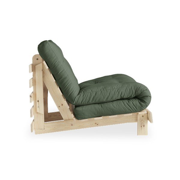 Variabilní křeslo Karup Design Roots Raw/Olive Green