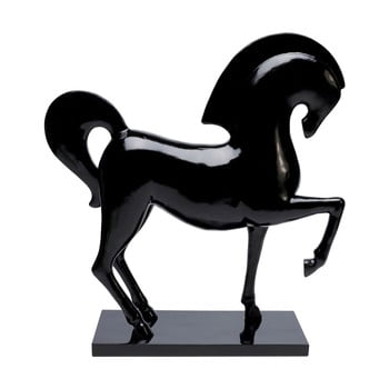 Statuetă Kare Design Proud Horse, negru