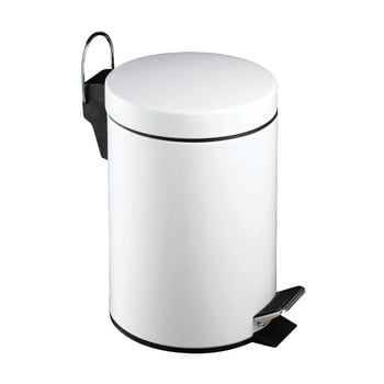 Coș de gunoi cu pedală premier housewares, 3 l, alb
