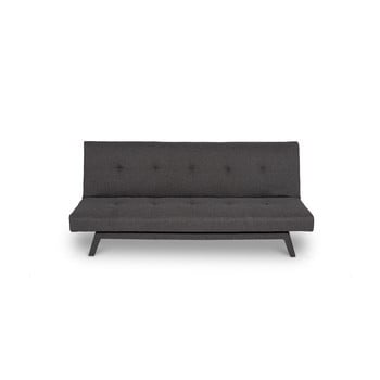 Canapea extensibilă cu picioare gri loomi.design ozzie, gri închis