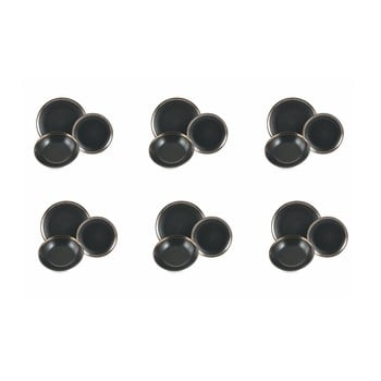 Set veselă 18 piese villa d´este naima, negru