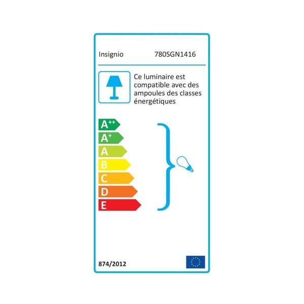 Stojací lampa s béžovým stínítkem Insignio Aiden