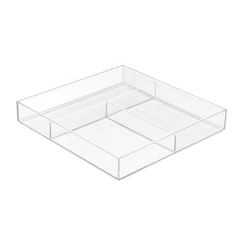 Organizator sertar interdesign clarity, 12 x 12 cm