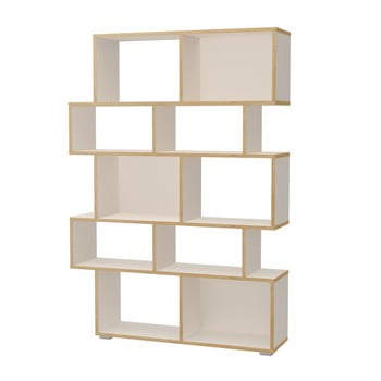 Bibliotecă din lemn tomasucci random barbara, 160 x 115 x 28 cm