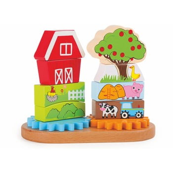 Jucărie din lemn legler farm puzzle