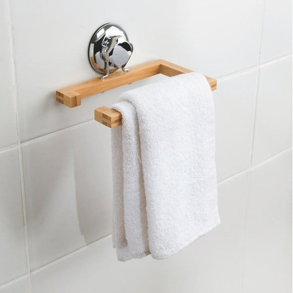 Bambusový nástěnný držák na toaletní papír Compactor