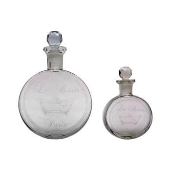 Set 2 recipiente sticlă antic line le bain