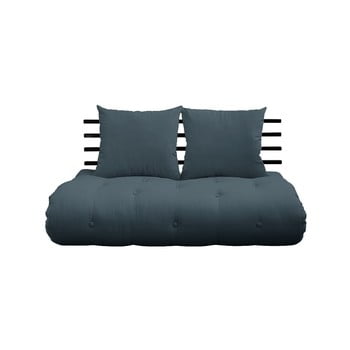 Canapea extensibilă karup design shin sano black/petrol blue, albastru