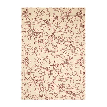 Covor zala living bambini, 140 x 200 cm, maro