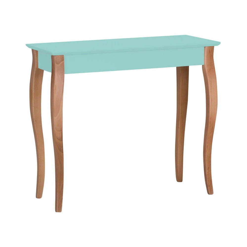 Světle tyrkysový konzolový stolek Ragaba Lillo, šířka 85 cm