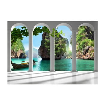 Tapet format mare bimago on the terrace, 350 x 245 cm