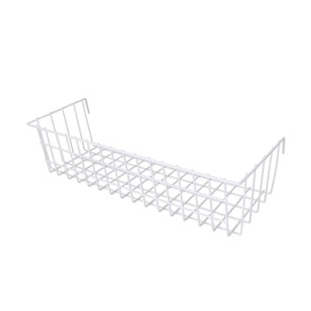 Coș auxiliar pentru avizier reminder, lungime 38 cm, alb