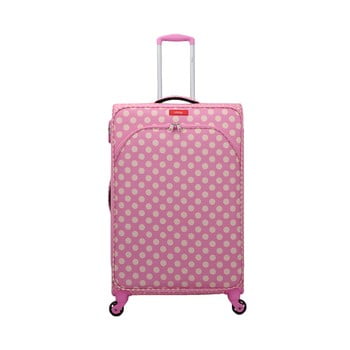 Troler cu 4 roți lollipops jenny, înălțime 77 cm, roz