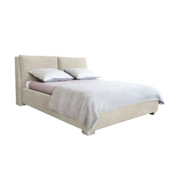 Pat dublu mazzini beds vicky, 160 x 200 cm, bej