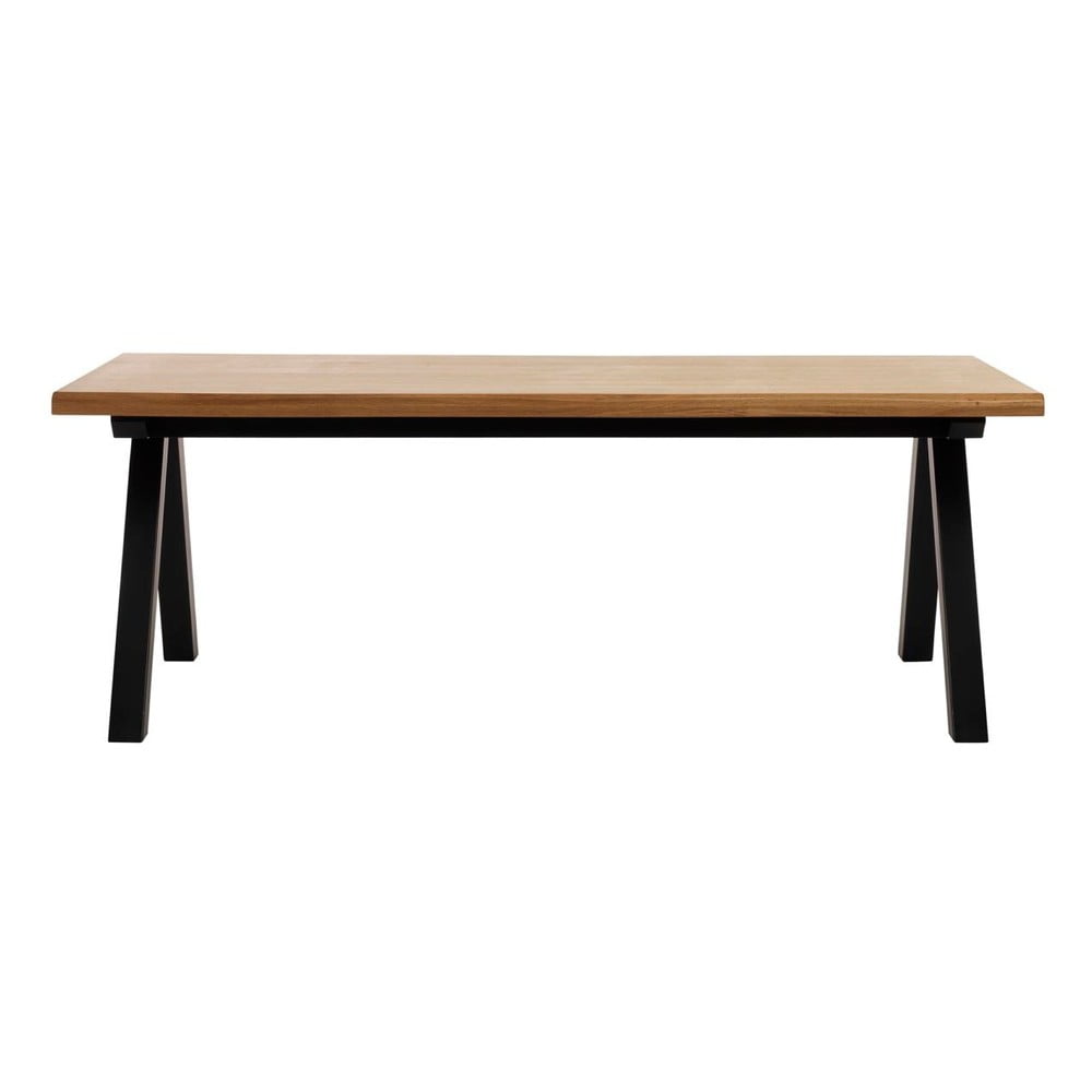 Jídelní stůl ze dřeva bílého dubu Unique Furniture Oliveto, 100 x 210 cm