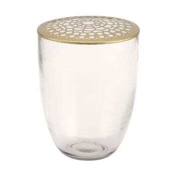 Vază decorativă a simple mess kaysa, ⌀ 14 cm, auriu