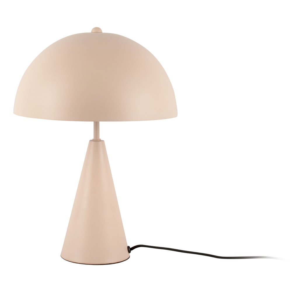 Růžová stolní lampa Leitmotiv Sublime, výška 35 cm