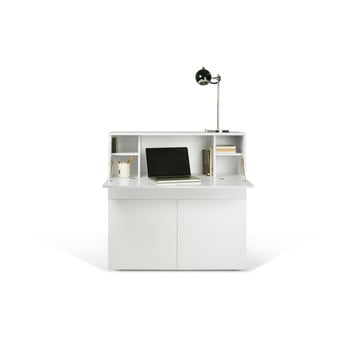 Birou temahome focus, 110 x 109 cm, alb