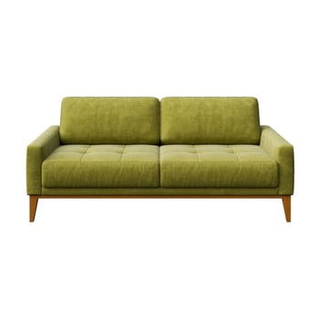 Canapea confortabilă cu 2 locuri mesonica musso tufted, verde