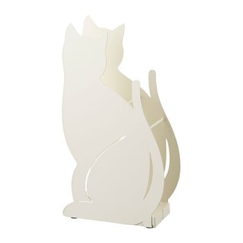 Suport pentru umbrelă yamazaki cat, alb