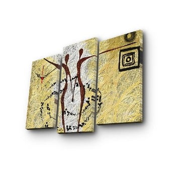 Ceas de perete cu imagine afrika, 66 x 45 cm
