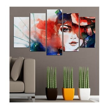 Tablou din mai multe piese insigne magnia, 102 x 60 cm